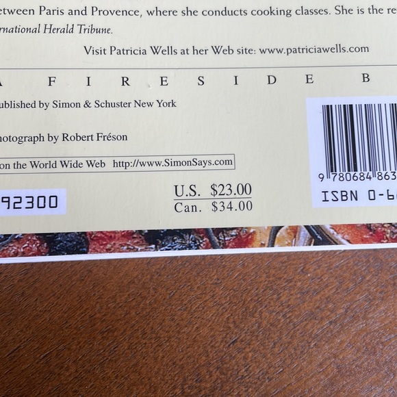 Patricia Wells At Home In Provence cookbook - Picture 3 of 4